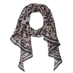 CAbi Leopard Silk Scarf